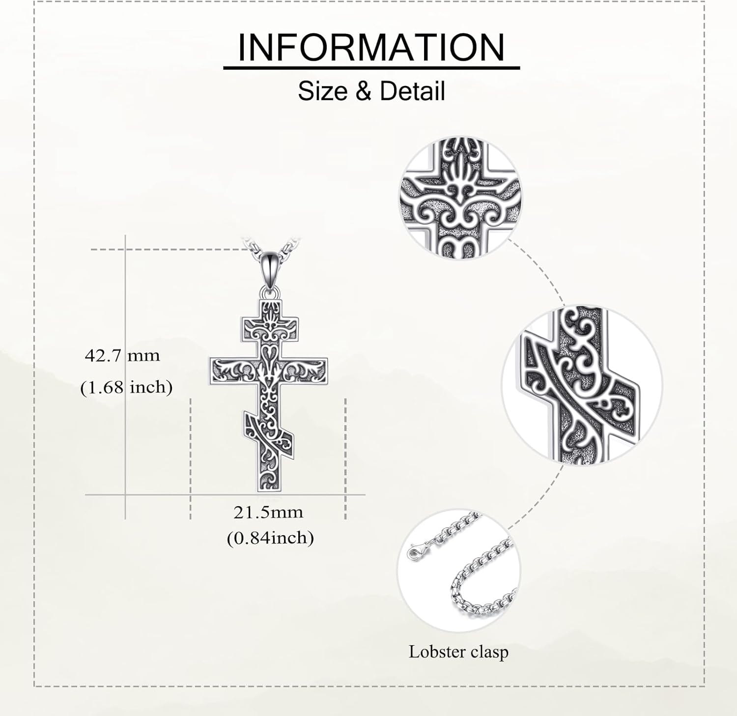 Prince Symbol/Football/Orthodox Cross/Anchor/Workout Necklace for Men 925 Sterling Silver Pendant Jewelry Gifts for Men Women