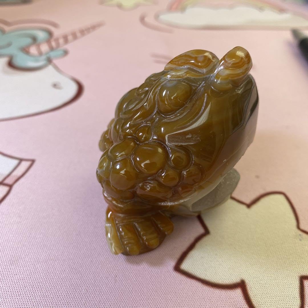 【極上】ウルグアイ納財ヒキガエル瑪瑙水晶原石（瑪瑙幸運水晶） original.jpg?1744114204