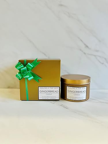 Miniatura 4 de Vela de jengibre  Cera de soja  Vertida a mano en Estados Unidos  Natural y vegana 8 onzas