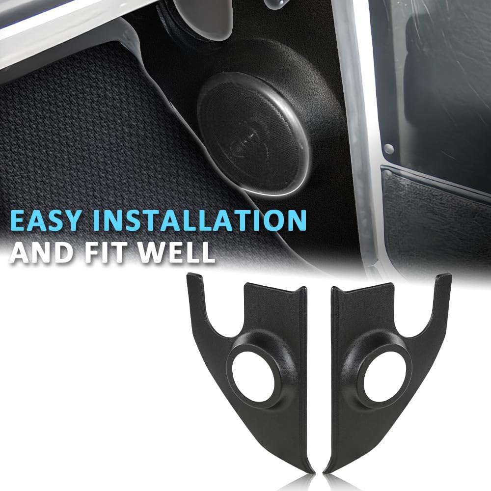 CHEDA Speaker Kick Panel Without Speaker Compatible with Chevy C10 C20 C30 Pickup, Chevy C10 C20 Suburban, Chevy Blazer 1967-1972.