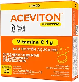 Aceviton Imunidade Vitamina C com 30 Comprimidos Efervescentes