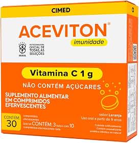 Aceviton Imunidade Vitamina C com 30 Comprimidos Efervescentes