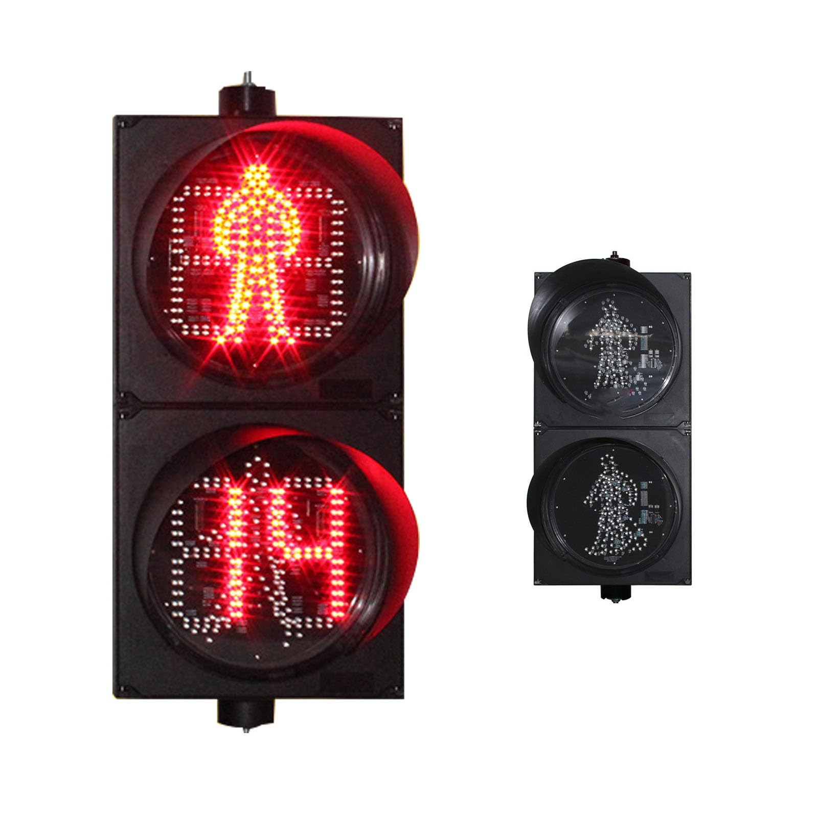 Feu de signalisation humanoïde pour sécuriser les passages piétons en centre-ville