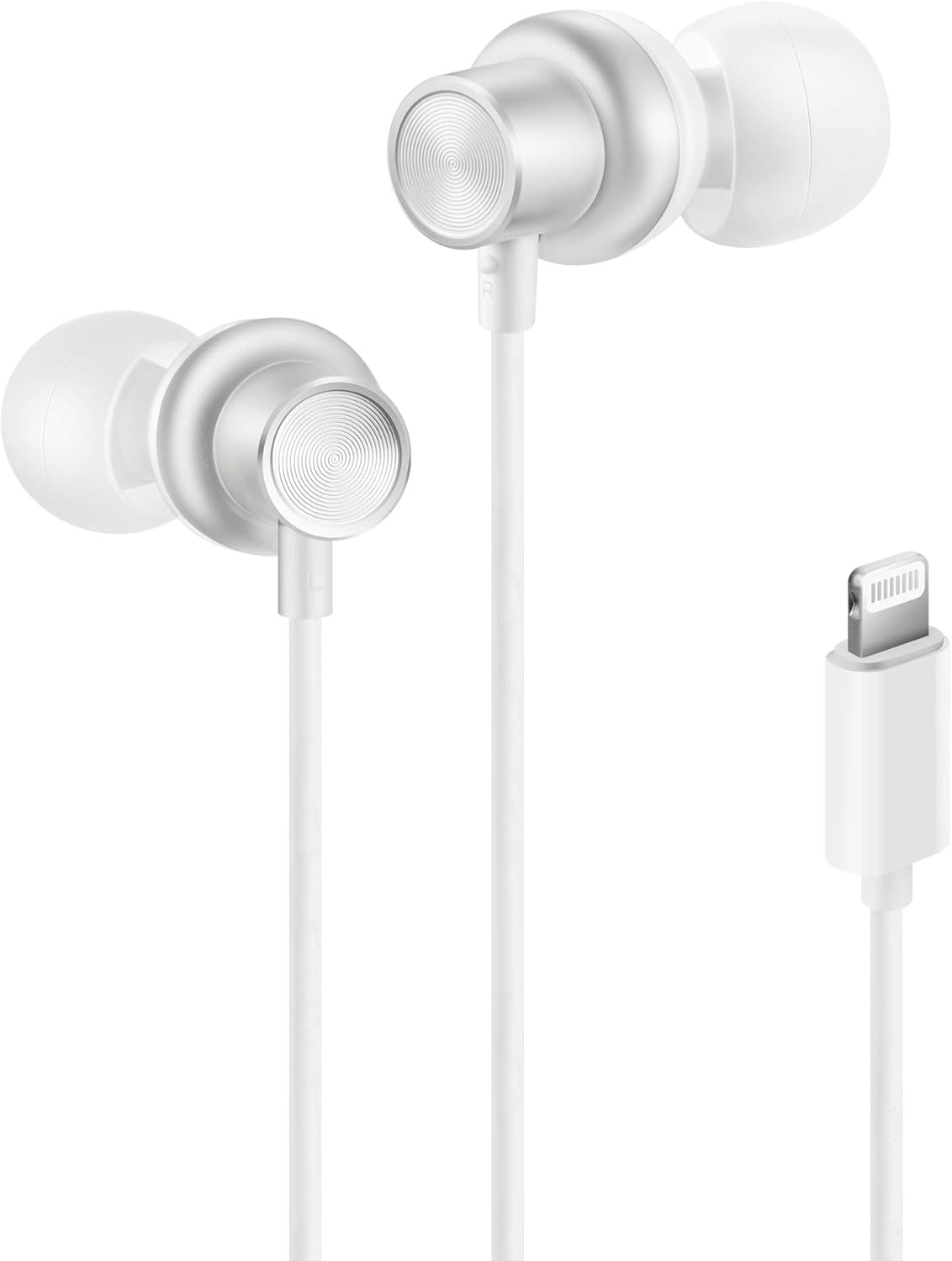 One-Day Sale: Up to 80% Off PALOVUE Lightning Headphone Magnetic Earphone MFi Certified Earbuds with Microphone Controller for iPhone 12 11 Pro Max iPhone X XS Max XR iPhone 7 8 Plus Silver Exclusive Special PALOVUE Lightning Headphone Magnetic Earphone MFi Certified Earbuds with Microphone Controller for iPhone 12 11 Pro Max iPhone X XS Max XR iPhone 7 8 Plus Silver