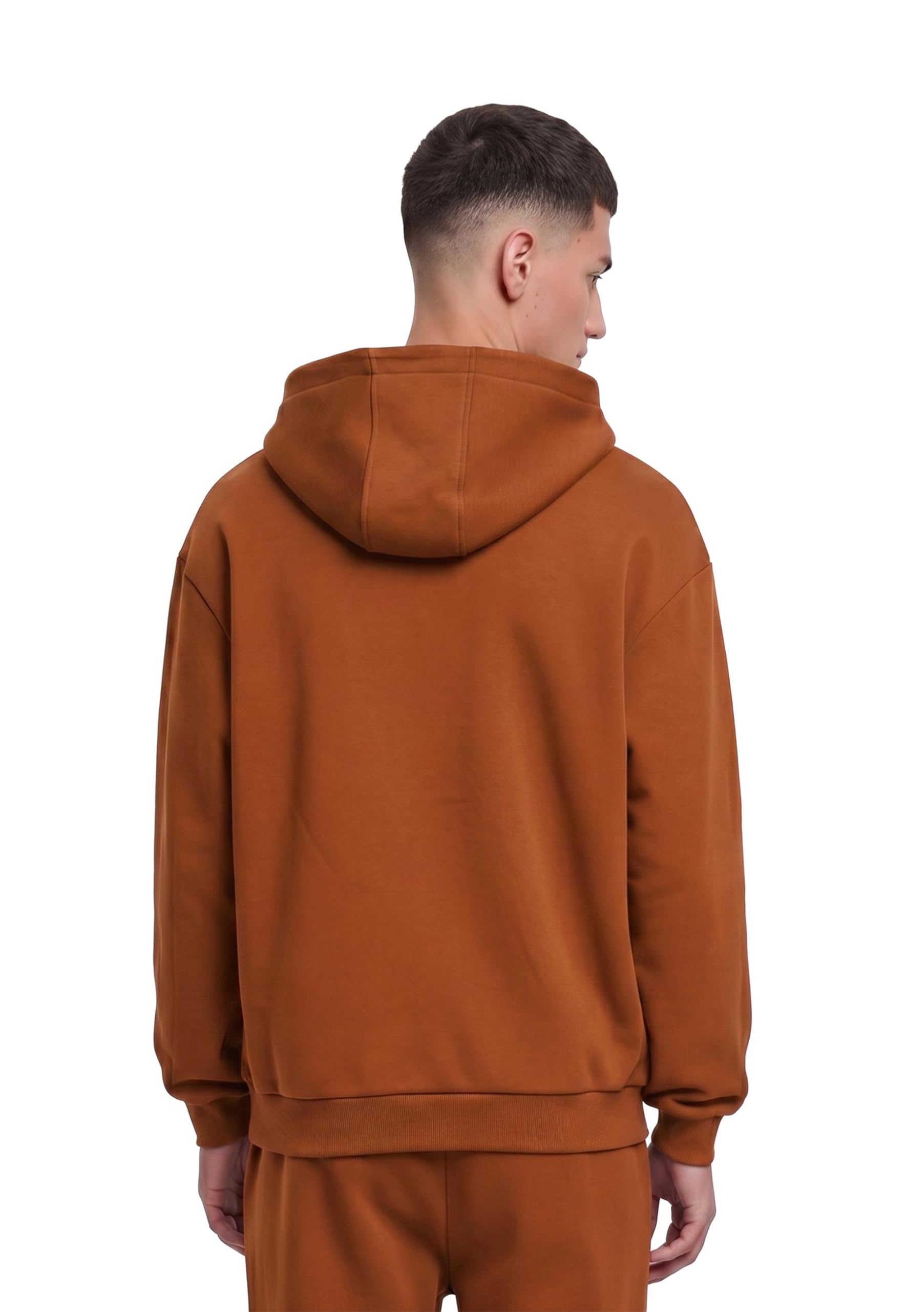 Urban Classics, Bluza z kapturem, męska, rdzawa 4XL