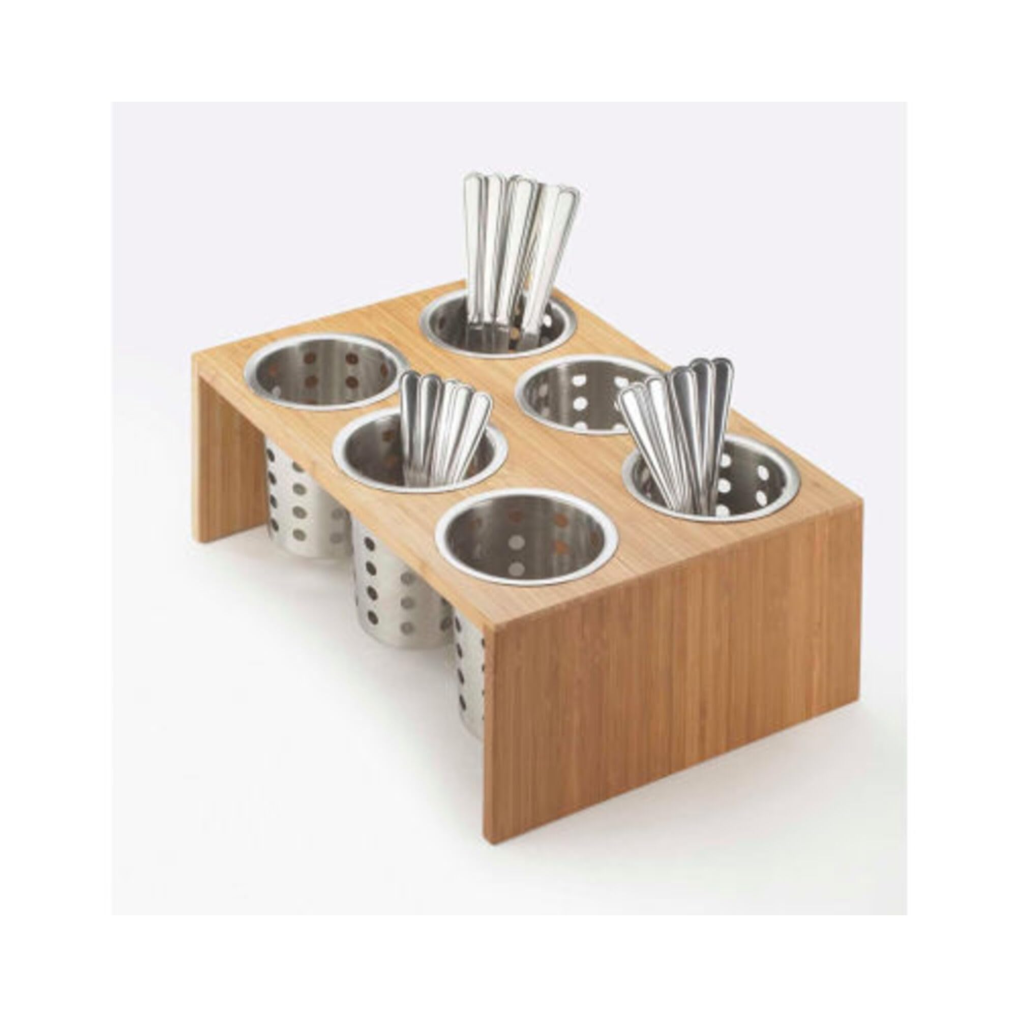 Cal-Mil - 1425-6-96 - Midnight Cylinder Display 6 Compartment 16W x 11D x 6H