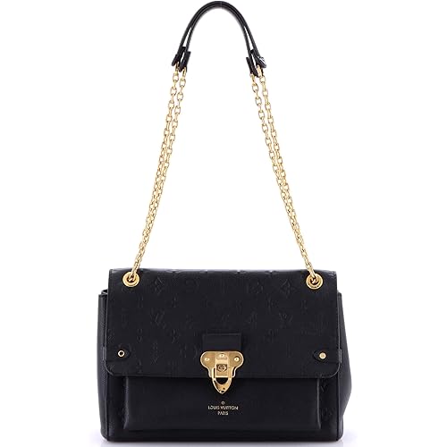 Louis Vuitton, Pre-Loved Vavin Handbag Monogram Empreinte Leather MM, Black