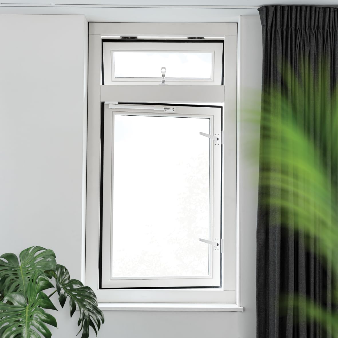 AXA Fenstergriffe 2er set - 3308 - Fenstersicherung - Links drehend