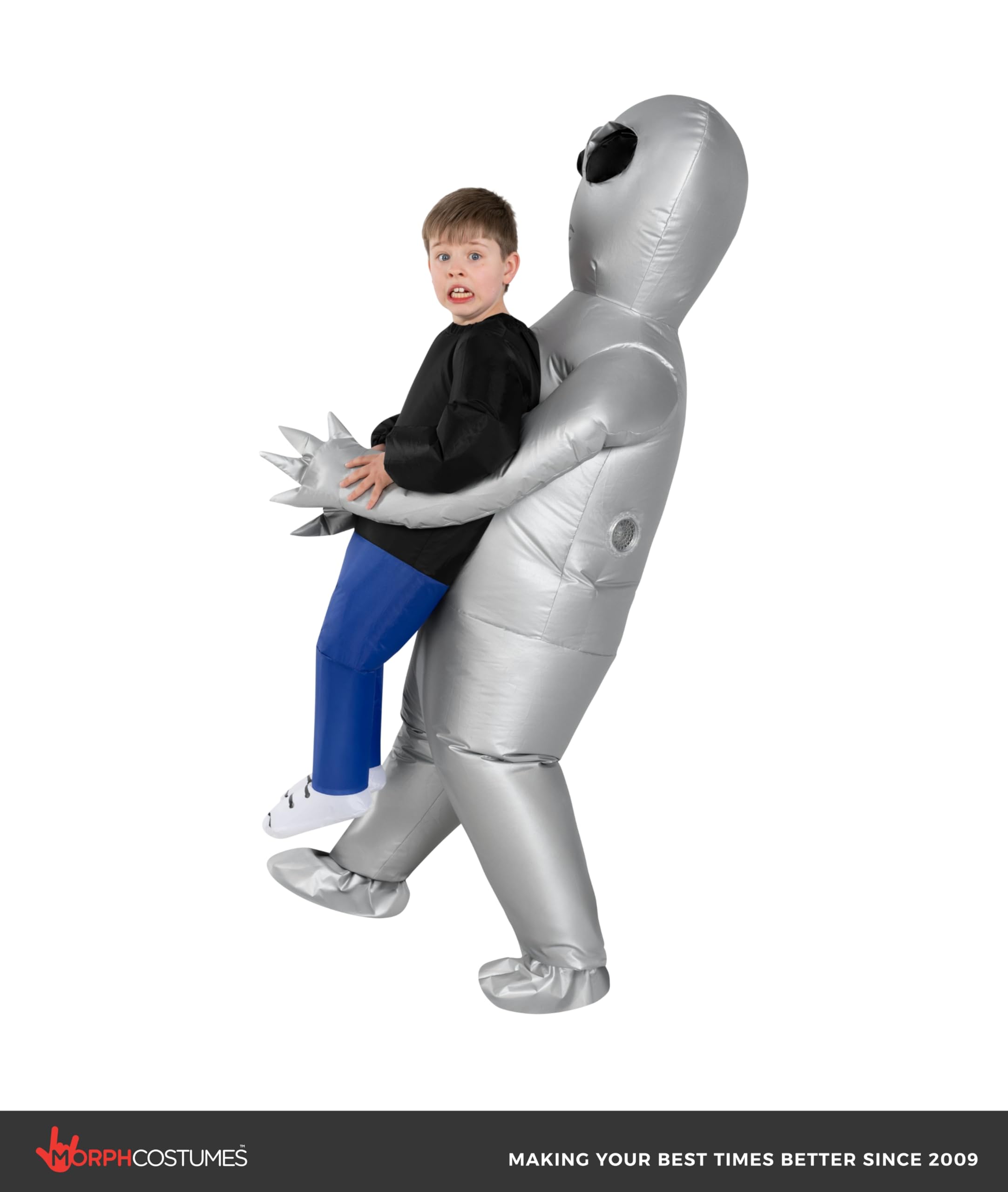 Morph Alien Kostüm Kinder, Karneval Kostüm Alien, Aufblasbares Kostum Kinder, Karneval Kostum Aufblasbar, Faschingskostüme Kind Junge & Mädchen