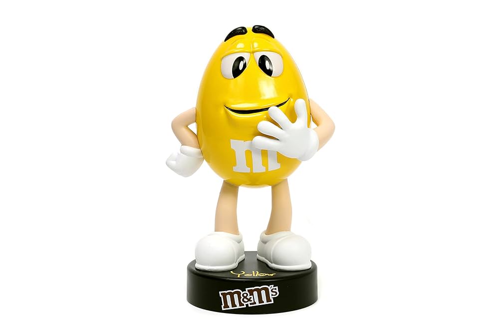 M&M'S Yellow 4-Inch Metals Die-Cast Metal Figure : Amazon.pl