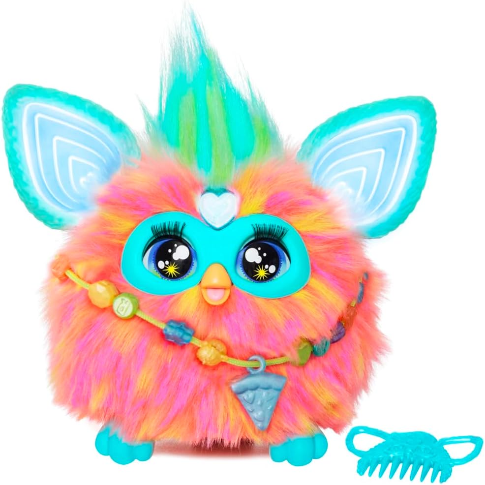 Furby Furblets Zee-Bah, Mini peluche électronique pour filles et garçons, plus d Furby Furblets Zee-Bah, Mini peluche électronique pour filles et garçons, plus d