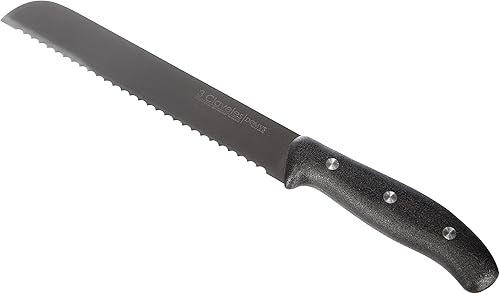 Miniatura 8 de 3 Claveles Cuchillo japonés Santoku, patrón de panal, carne, pescado y verduras, acero inoxidable, línea DOMVS, 7.1 in - 7 pulgadas
