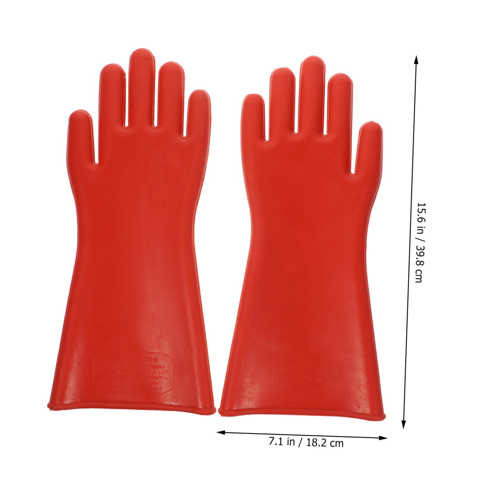 Isolierhandschuhe Für Elektriker Gummi-arbeitshandschuhe Hochspannungs-schutzhandschuhe Mit Ergonomischem Design Rutschfest Abriebfest Langlebig Für Innen Außenarbeiten