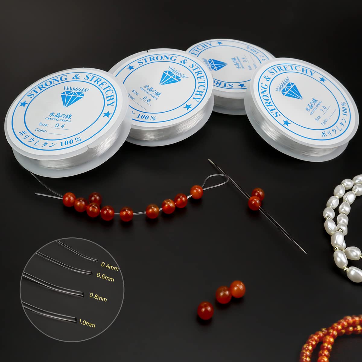 Creality K1 Boquillas de impresora 3D de 0,4 mm, 0,6 mm, 0,8 mm, 4