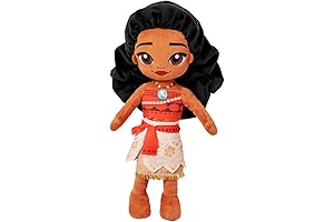 Official Disney Princess Moana Plush: 14-Inch Soft Doll with Embroidered Features