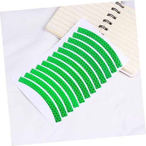 Miniatura 9 de BESPORTBLE 12pcs Reflective Rim Tape Kids Bikes Bicicleta para Niños Bike Stickers Motorcycle Night Sticker Riding Reflective Strip Reflective Label