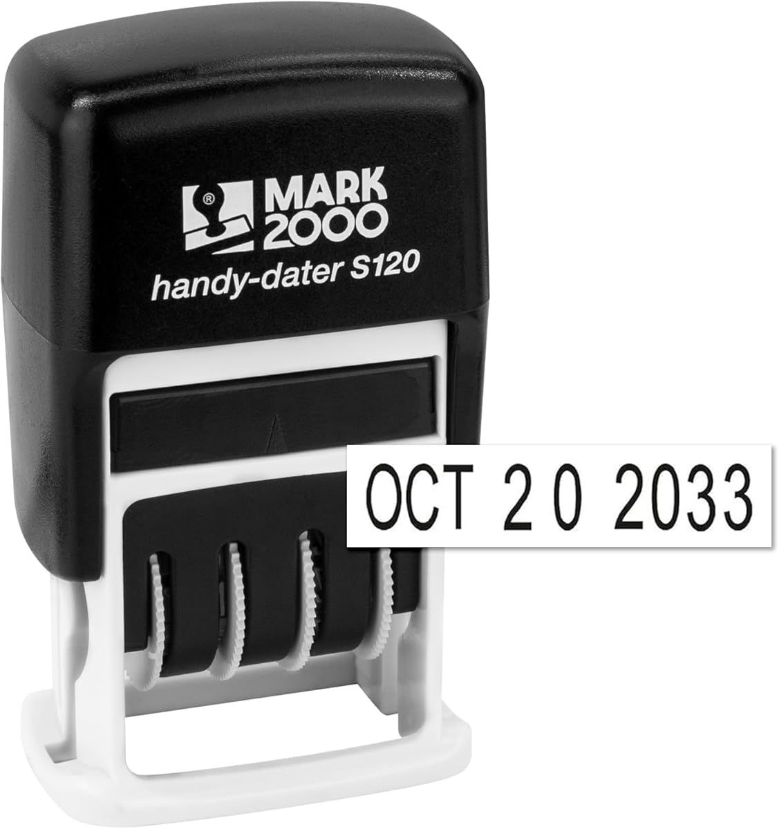 S120 Self-Inking Date Stamp - Black Color