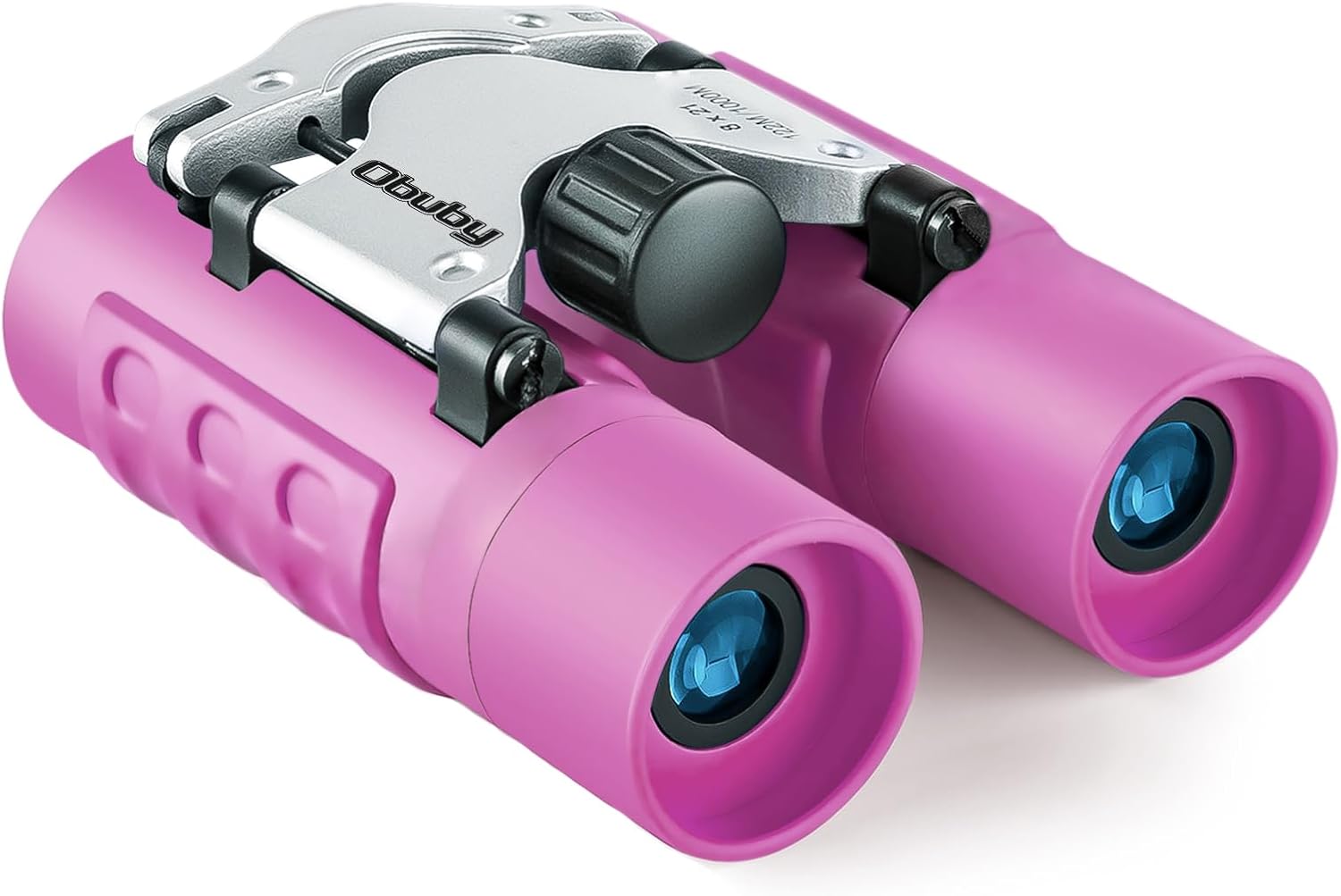 Obuby Real Binoculars for Kids Gifts for 3-12 Years Boys Girls 8x21 High-Resolution Optics Compact Toy Binocular for Bird Watching,Travel, Camping Purple