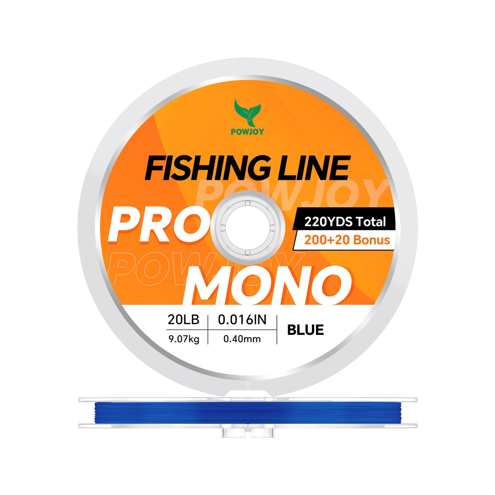 Monofilament Fishing Line with Knot Guide Cards for Beginners to Pro