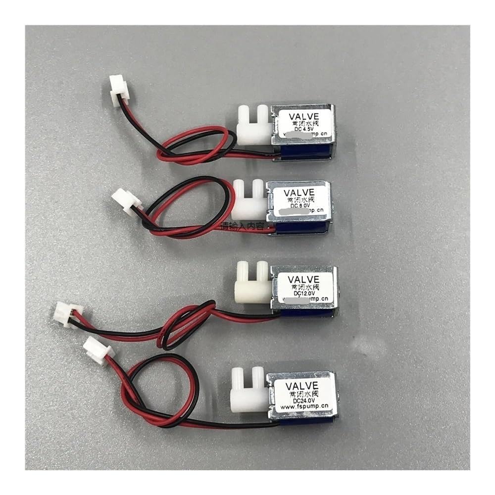 AARTERZZA DC 4.5V/ 6V/ 12V/ 24V Water Valve Solenoid Valve Normally Closed N/C Control Water Flow(4.5V)