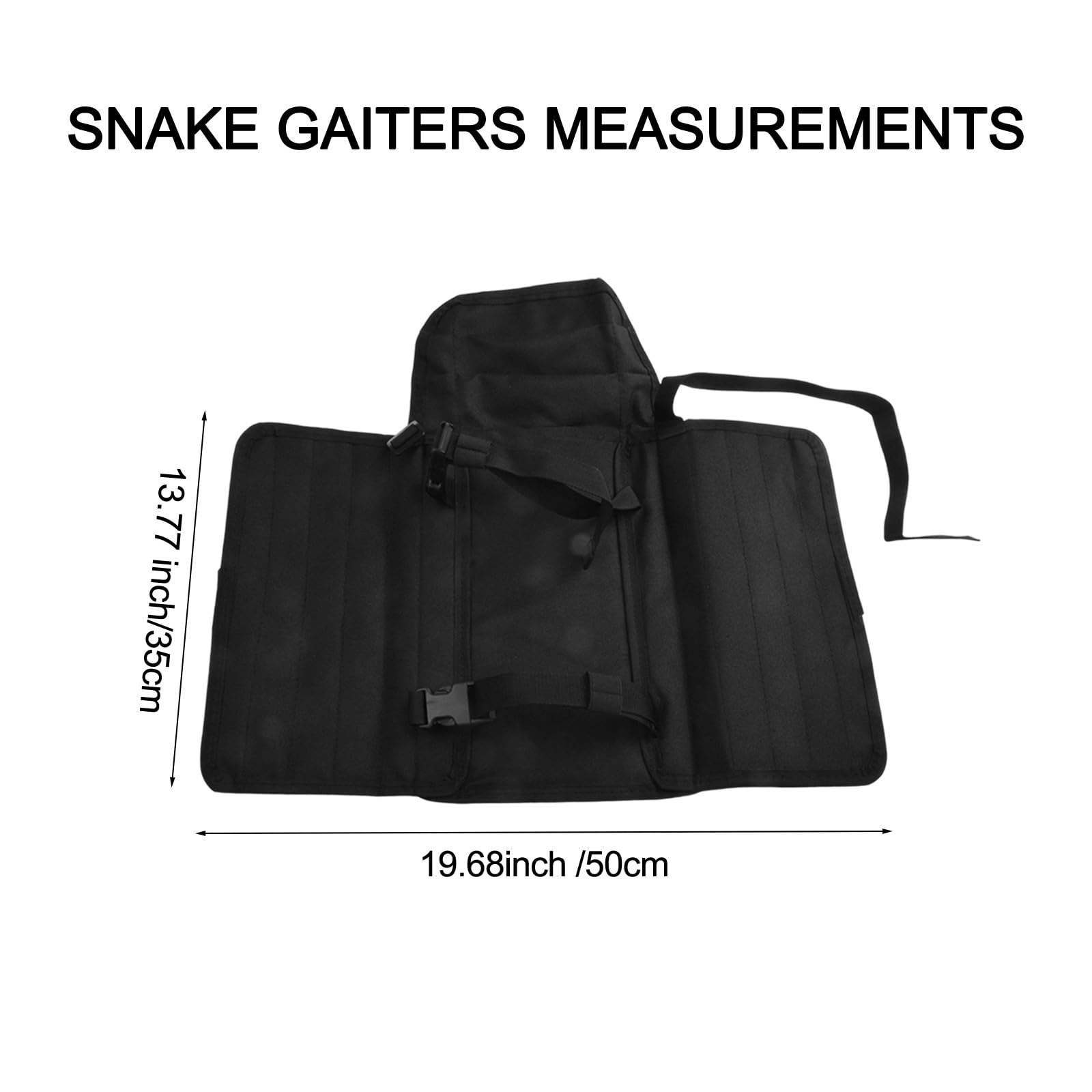 Guêtres de randonnée pour homme et femme, protège-jambes en tissu Oxford avec doublure en polypropylène, épine de serpent pour la protection, équipement de chasse et de camping réglable, vert