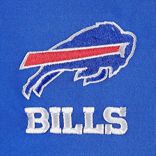 Image of Dunbrooke Men's Royal Buffalo Bills All-Star Tech Quarter-Zip Top