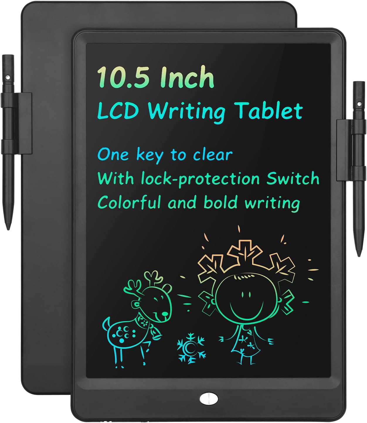 Mafiti LCD Writing Tablet 10 Inch Electronic Writing Drawing Pads Portable Doodle Board Gifts for Kids Travel Toys for Toddler Birthday Christmas Gift for Boys Girls Age 3 4 5 6 7 8 Black