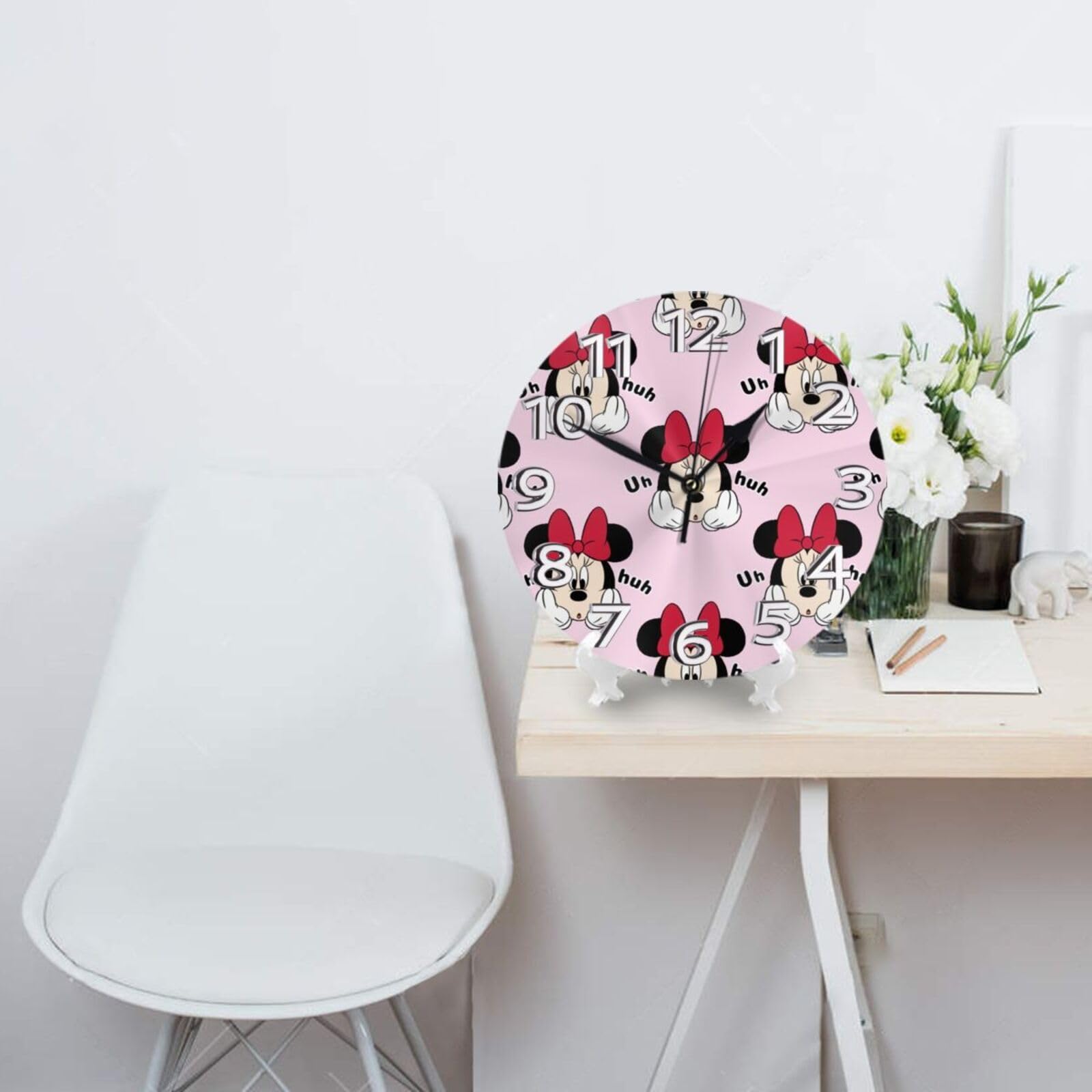 ミニーマウス壁掛け時計 楽天市場】 ディズニー 掛け時計 レトロ ミニーマウス 壁掛け