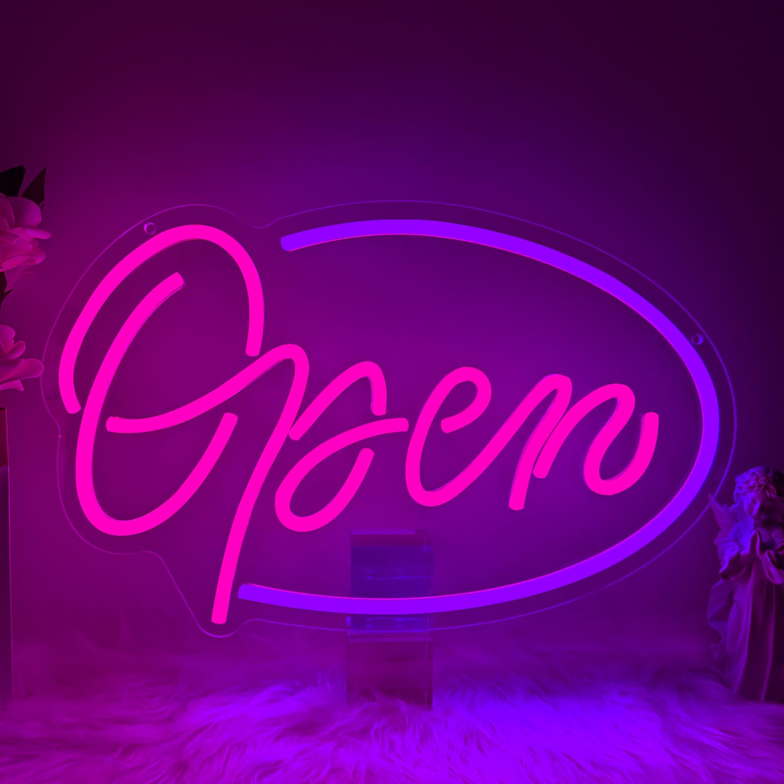 Open Neon Sign