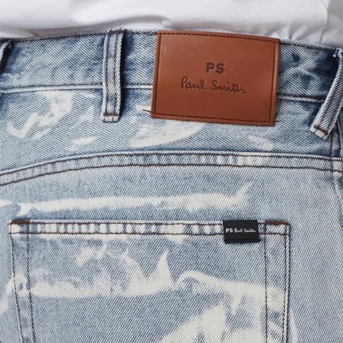 Paul Smith Ps Men's Acid Wash Relaxed Fit Jeans3