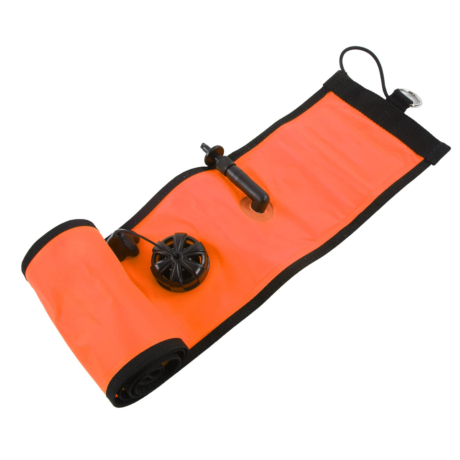 120x15cm Diving Marker Buoy High Visibility Inflatable Marker Signal TubePink Nylon Material Made Marker BuoySurface Marker Signal TubeScuba Diving (#1)