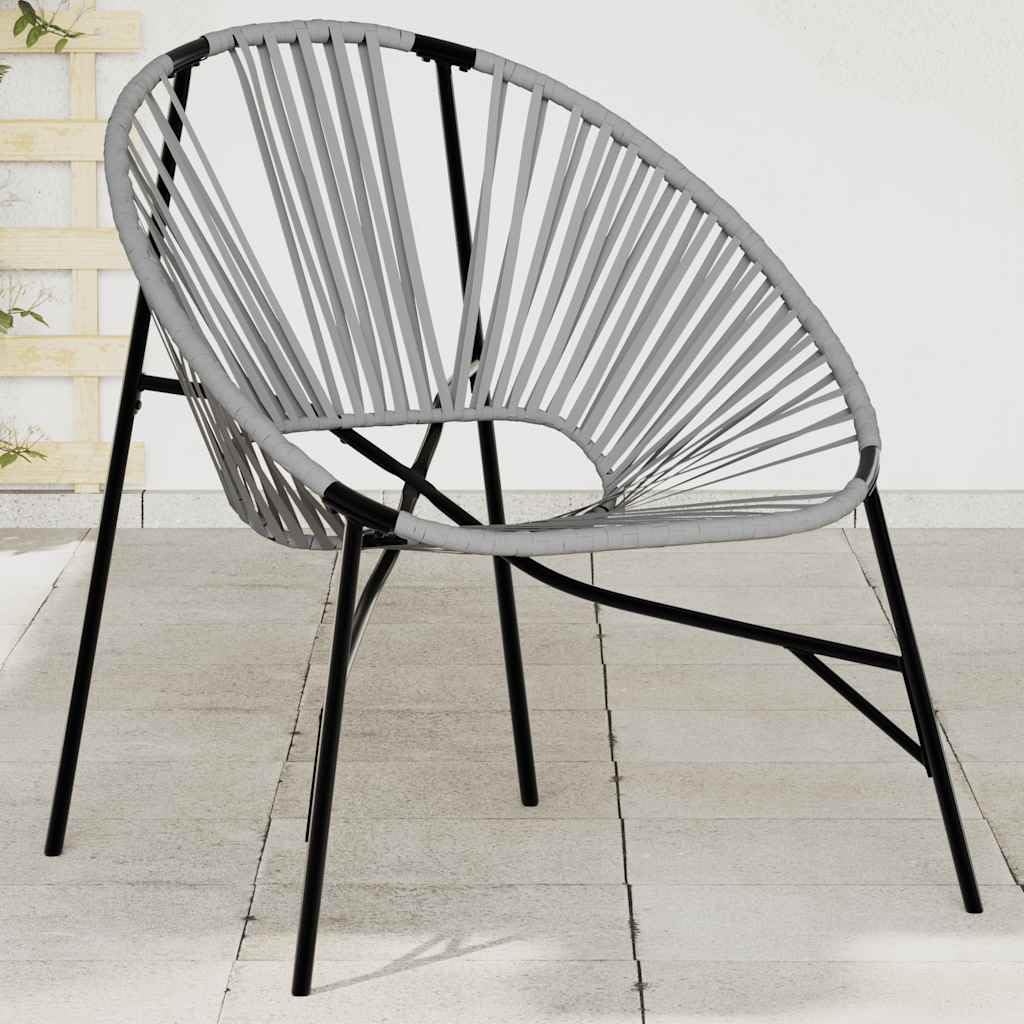 Sedia a Uovo Polyrattan per Giardino Nero Grigio Chiaro Resistente durevole acciaio polveri seduta comoda braccioli UV esterno poltrone rattan amaca portata 110 kg mobile da esterno poltrona sospesa