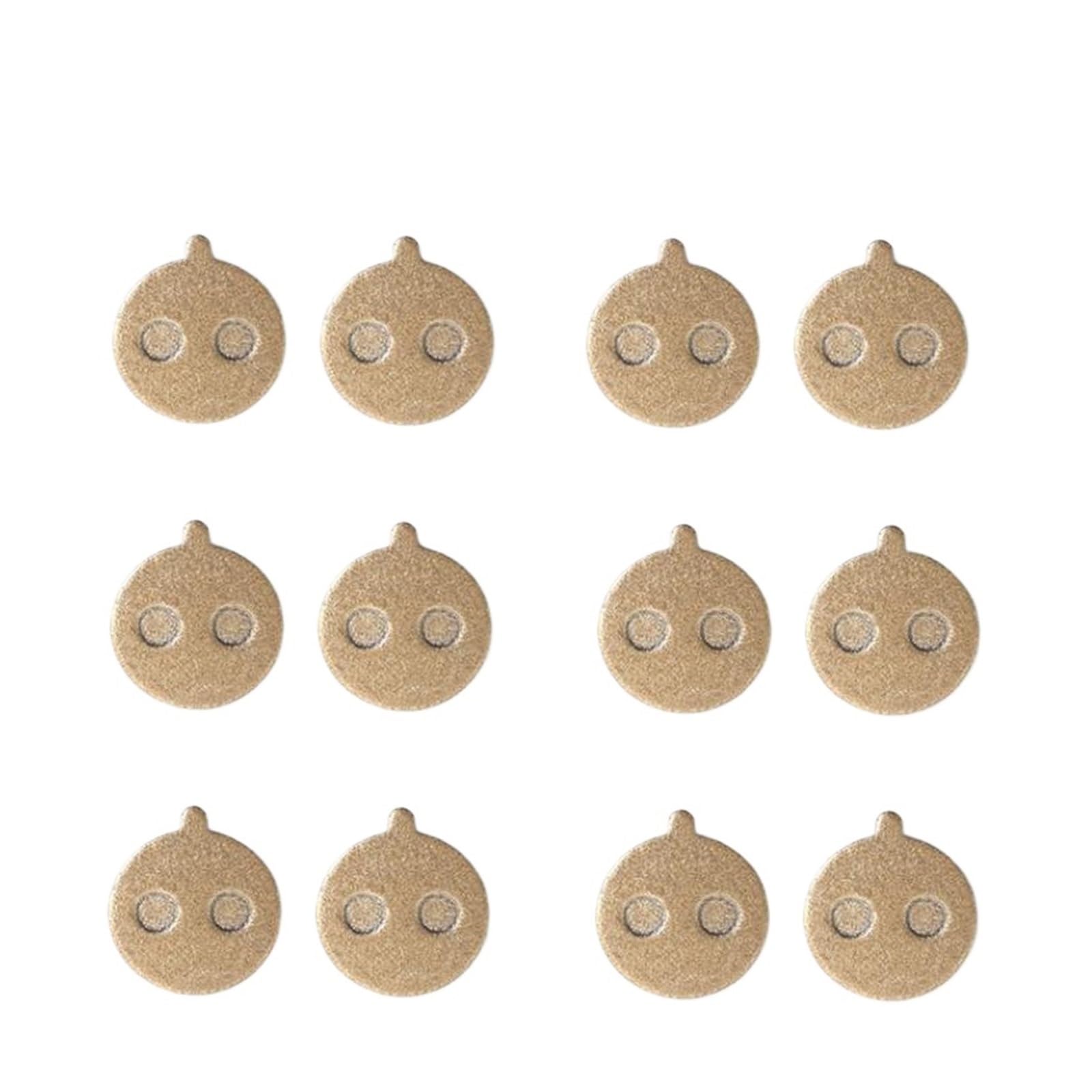 6 Paar Bremsbeläge, kompatibel mit Kugoo M4 Pro Elektroroller, Ersatzzubehör, zusammenklappbarer KickScooter-Bremssattel, Bremsscheiben-Bremsteile(Color:6pairs-01)