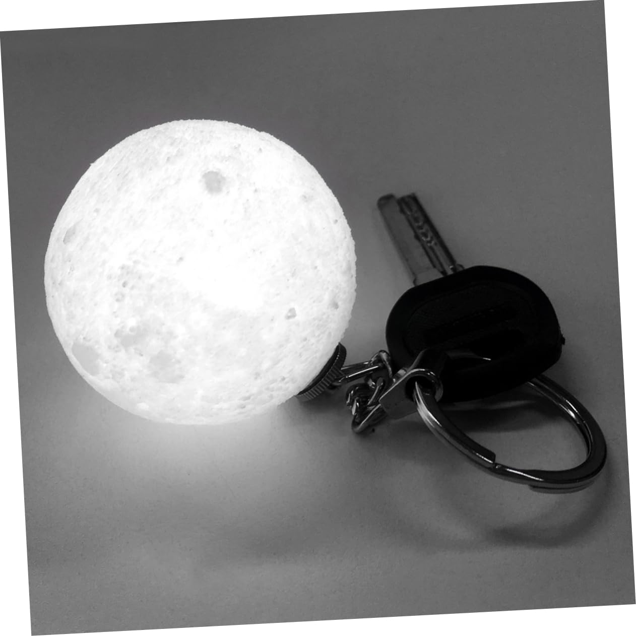 GALPADA 3piezas Llavero Creativo De Luna Brillante Cálido Para Cumpleaños San Valentín y Ocasiones Especiales