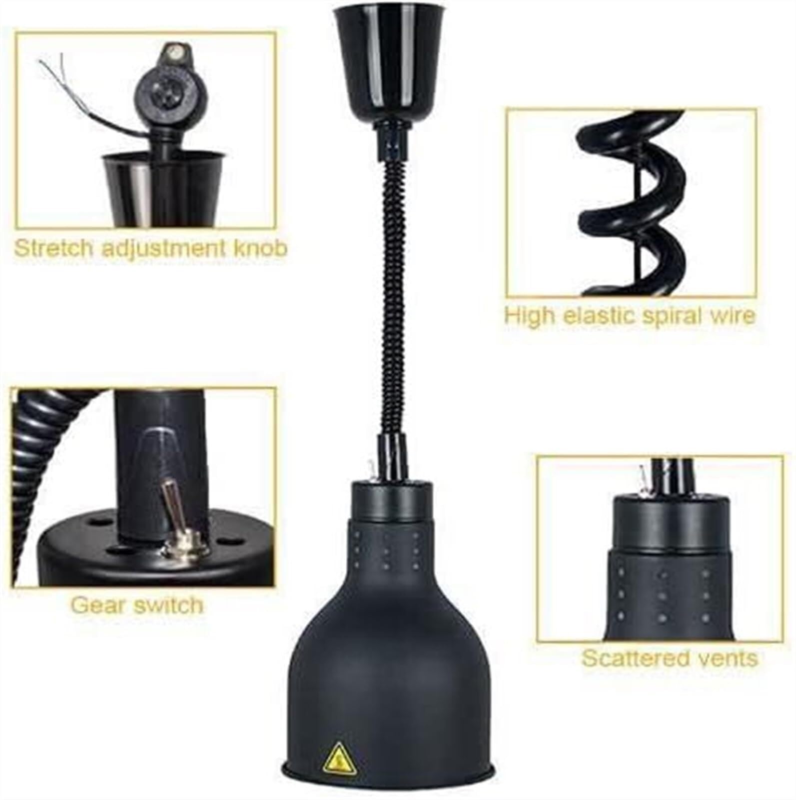 Lampada riscaldante for alimenti Lampada riscaldante da soffitto Lampada riscaldante for servizio di ristorazione Lampada riscaldante for ristorante Lampada riscaldante for scaldare gli alimenti con l