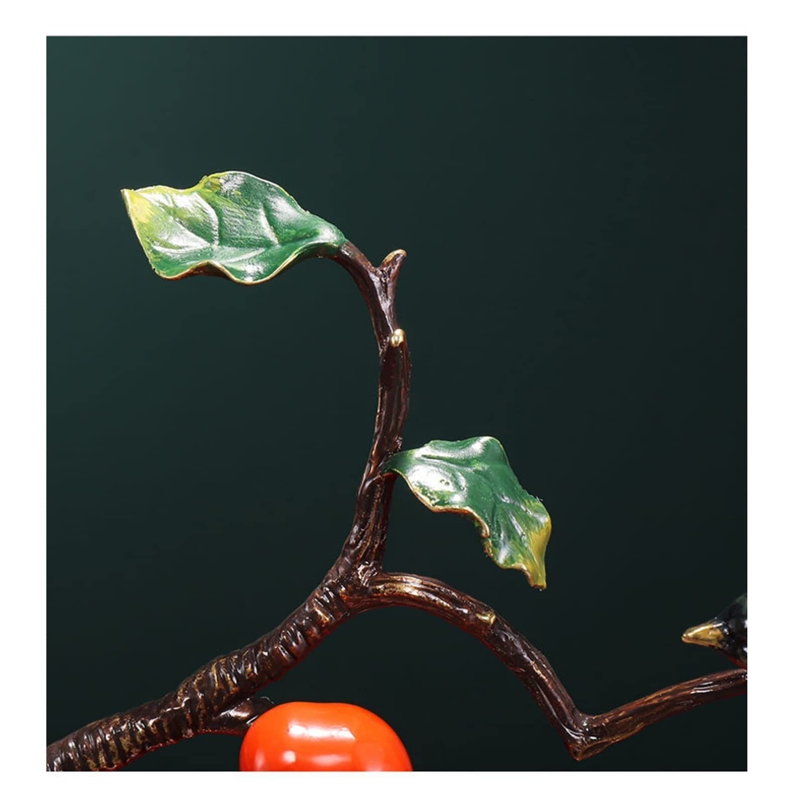 Dekoracje na biurko Miedź Persimmon Persimmon Piwnica Ozdoby Chiński Salon Rzemiosło Dekoracji Domu Akcesoria do biurka domowego