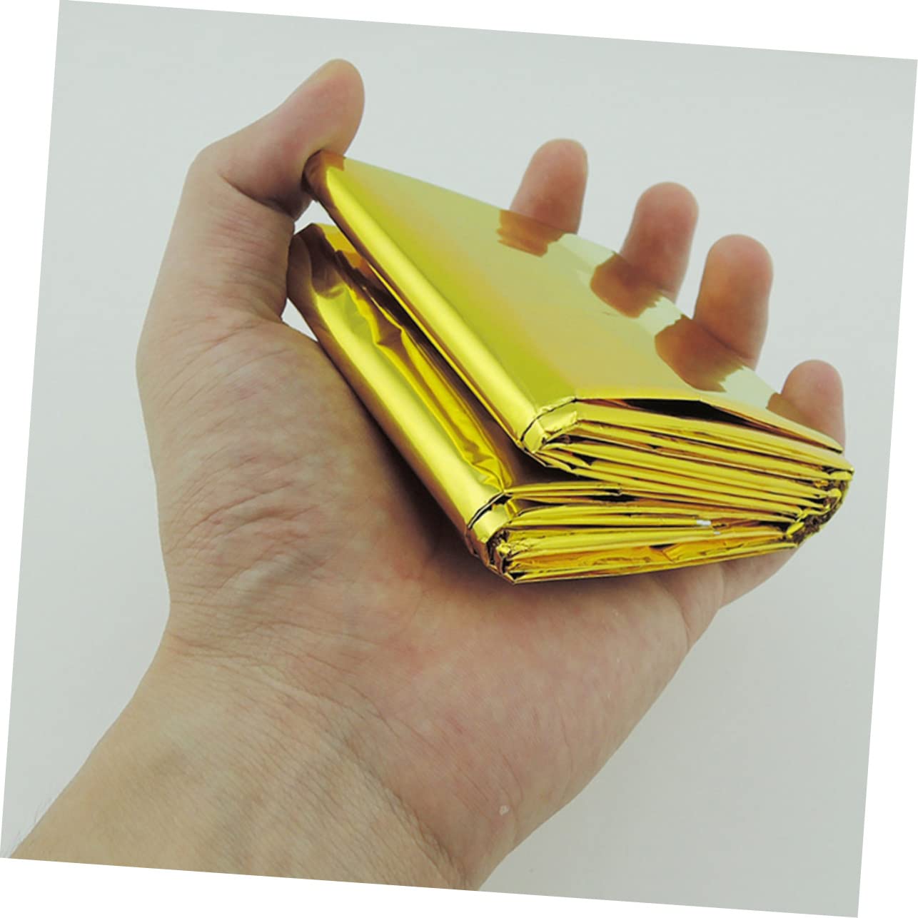 DECOMELODY Emergency Blankets 3 Pack 210x140cm Outdoor Survival Gear Waterproof Windproof Reflective for Adventure