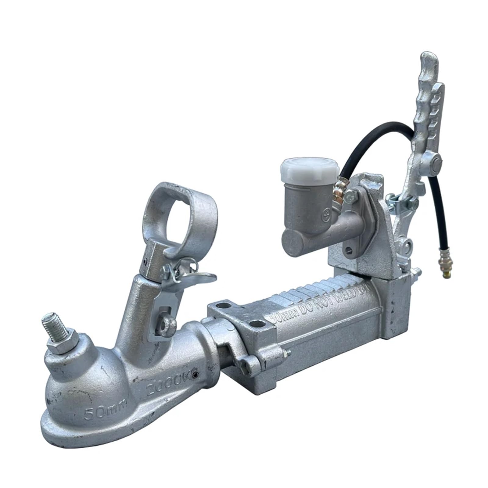 Gancio Traino, CVP Idraulico Override Accoppiamento Gancio di Rimorchio Sfera 50mm Cilindro Principale Freno Parti for Camper Accessori Camper Componenti for Roulotte per Auto Camion Trattore