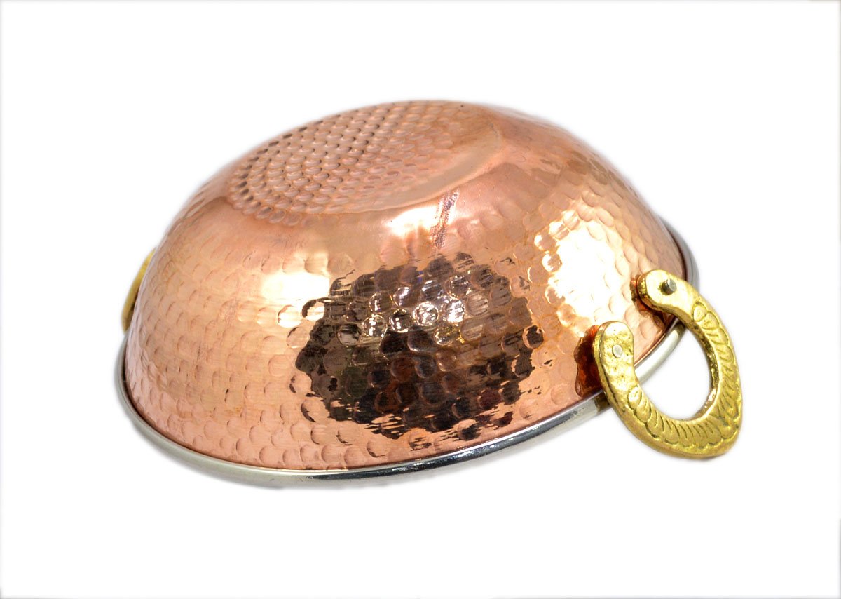 Lot De 6 Plats Balti En Acier Inoxydable Style Indien - Diamètre 20cm, Finition Martelée, Passe Au Lave-vaisselle, Pour Service à Table Lot De 6 Plats Balti En Acier Inoxydable Style Indien - Diamètre 20cm, Finition Martelée, Passe Au Lave-vaisselle, Pour Service à Table