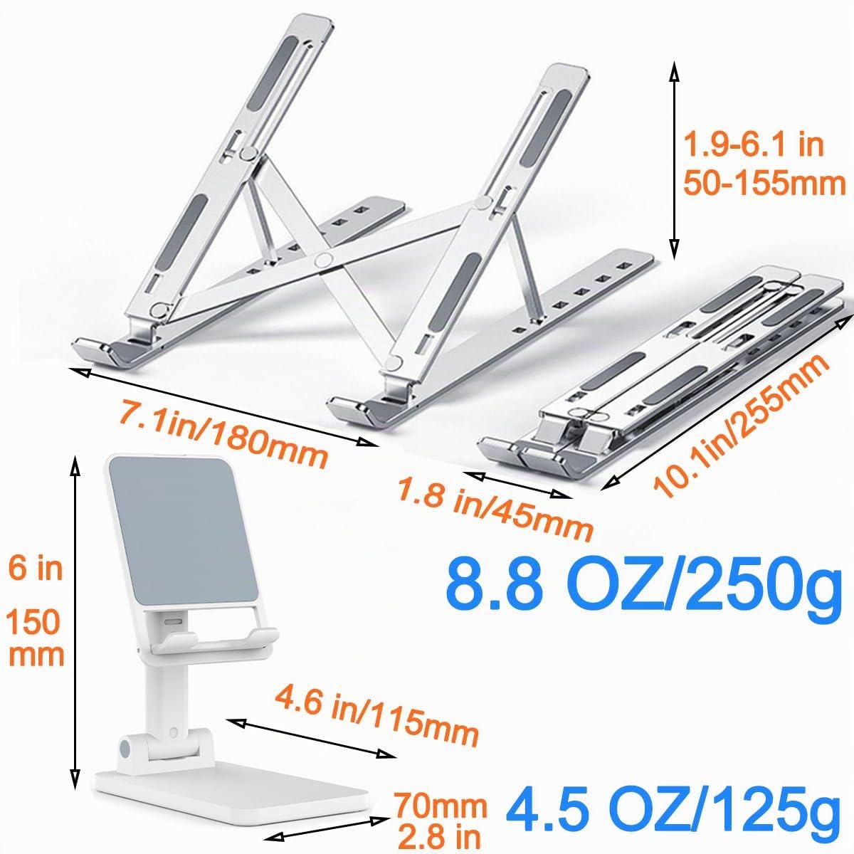 Supporto Laptop Stand per Macbook da Scrivania Alza Portatile
