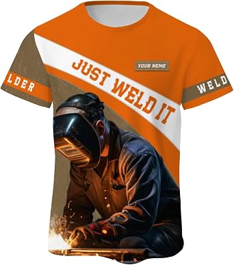 Custom Name Welder Shirt Personalized Welder Shirt for Men Welder 3D T-Shirt All Printed Shirt Gift for Men Woman