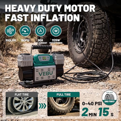 VEBU 10.6 CFM Digital Portable Air Compressor