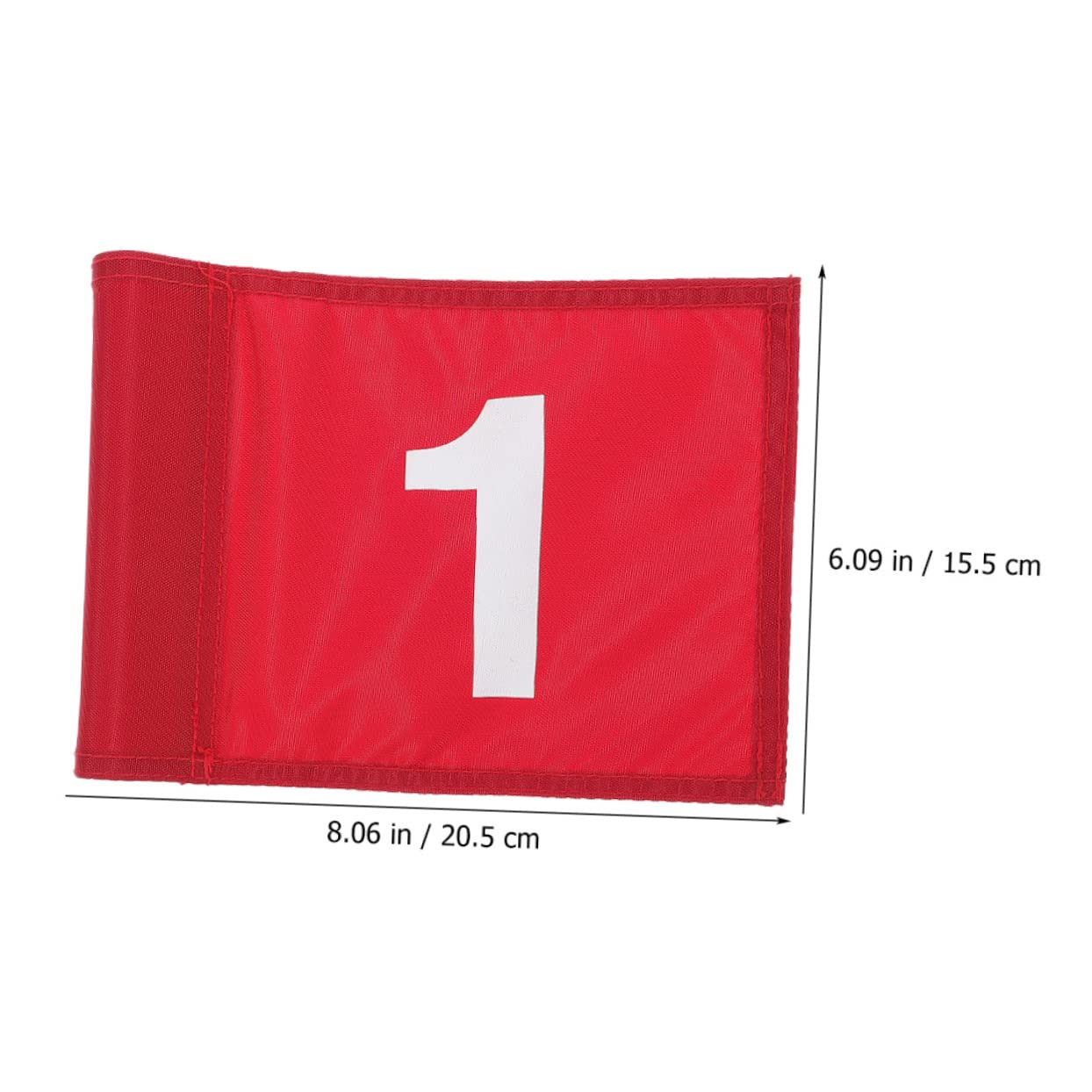 NULYLU 2pcs Portable Golf Putting Flags Detachable Numbered Training Flags for Practice Court -wear and Design for Indoor and Outdoor Golf Practice