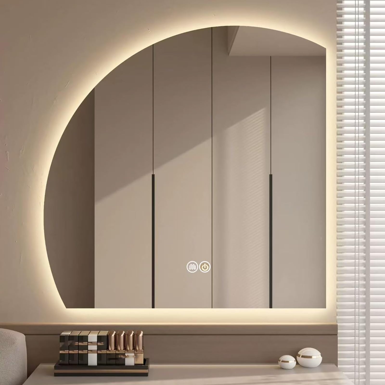 Miroir de salle de bain éclairé sans cadre pour sublimer votre routine matinale
