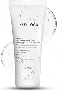 2% Salicylic Acid + 5% Lactic Acid Face & Body Wash – Breakouts, Keratosis Pilaris, Ingrown Hairs, Psoriasis &Minimizes Pores- Gentle AHA/BHA Exfoliating Cleanser With Ceramides -200ml.