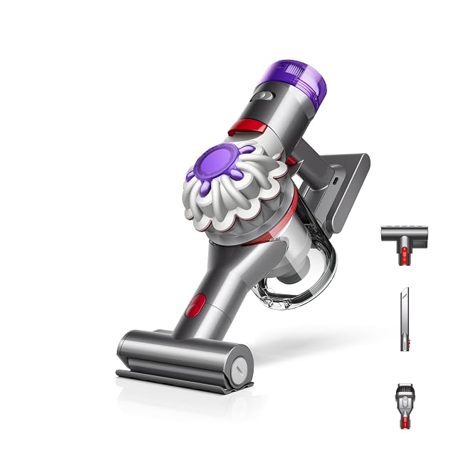 Dyson Car Boat Handheld Vacuum Cordless and Lightweight Cleans Hard Surfaces and Upholstery 115AW 2 Power Modes Up