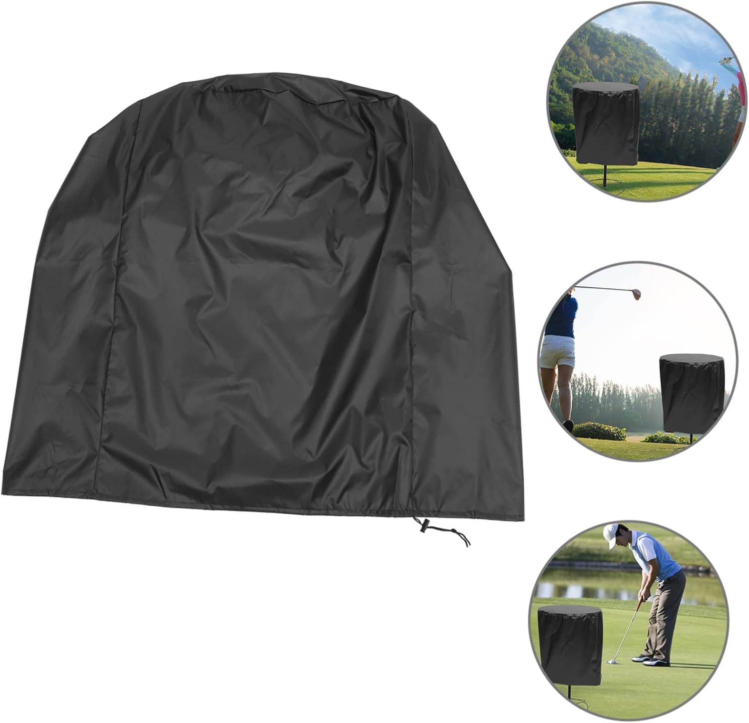 KOMBIUDA Disc Golf Basket Cover and Windproof Protector for Disc Golf Training and Washable Easy to Install Drawstring Design Fit for All Golfing Baskets