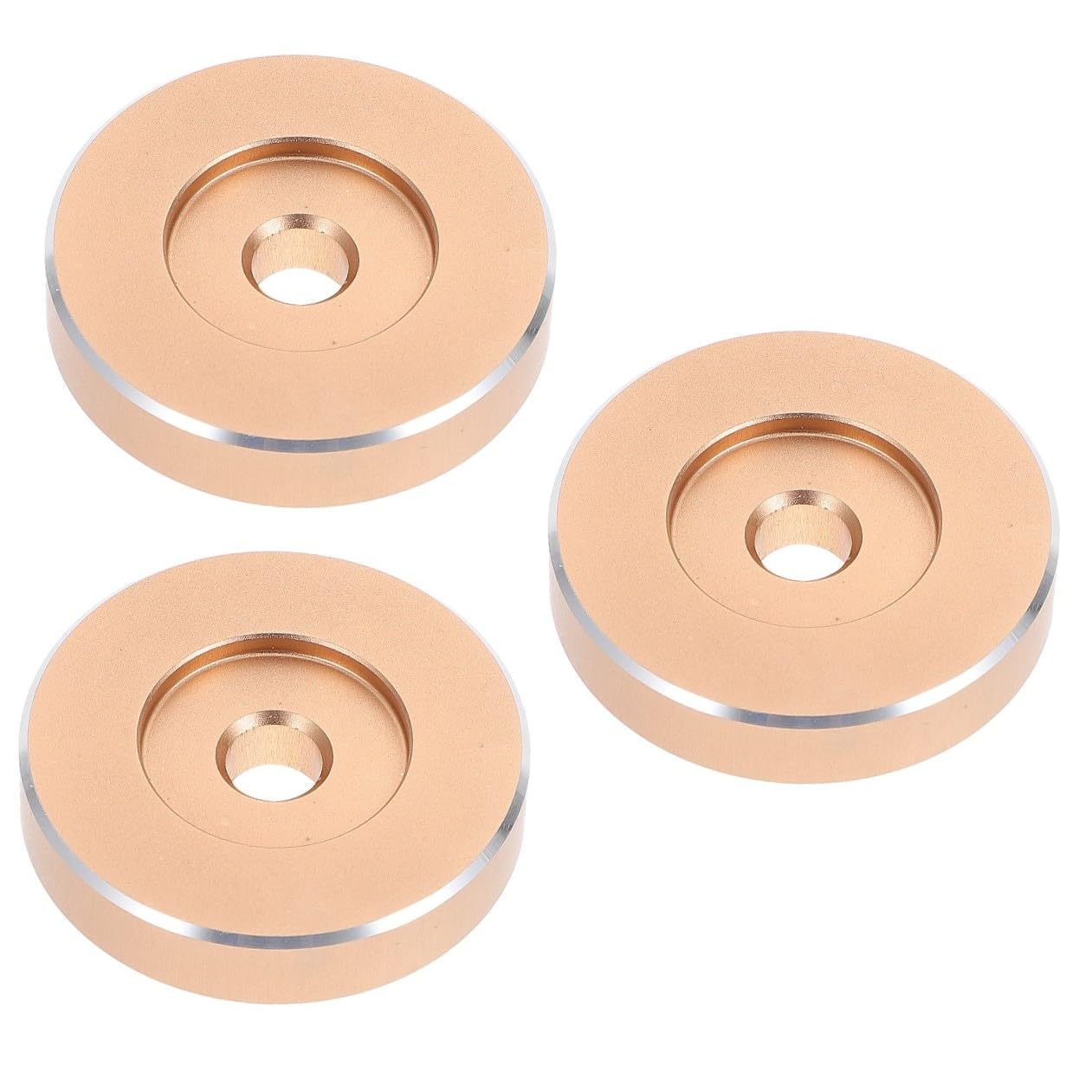 ARTIBETTER Adattatore Per Giradischi in Vinile Da 45 Pollici 3 Pezzi in Alluminio Design Leggero Per Migliorare Il Suono