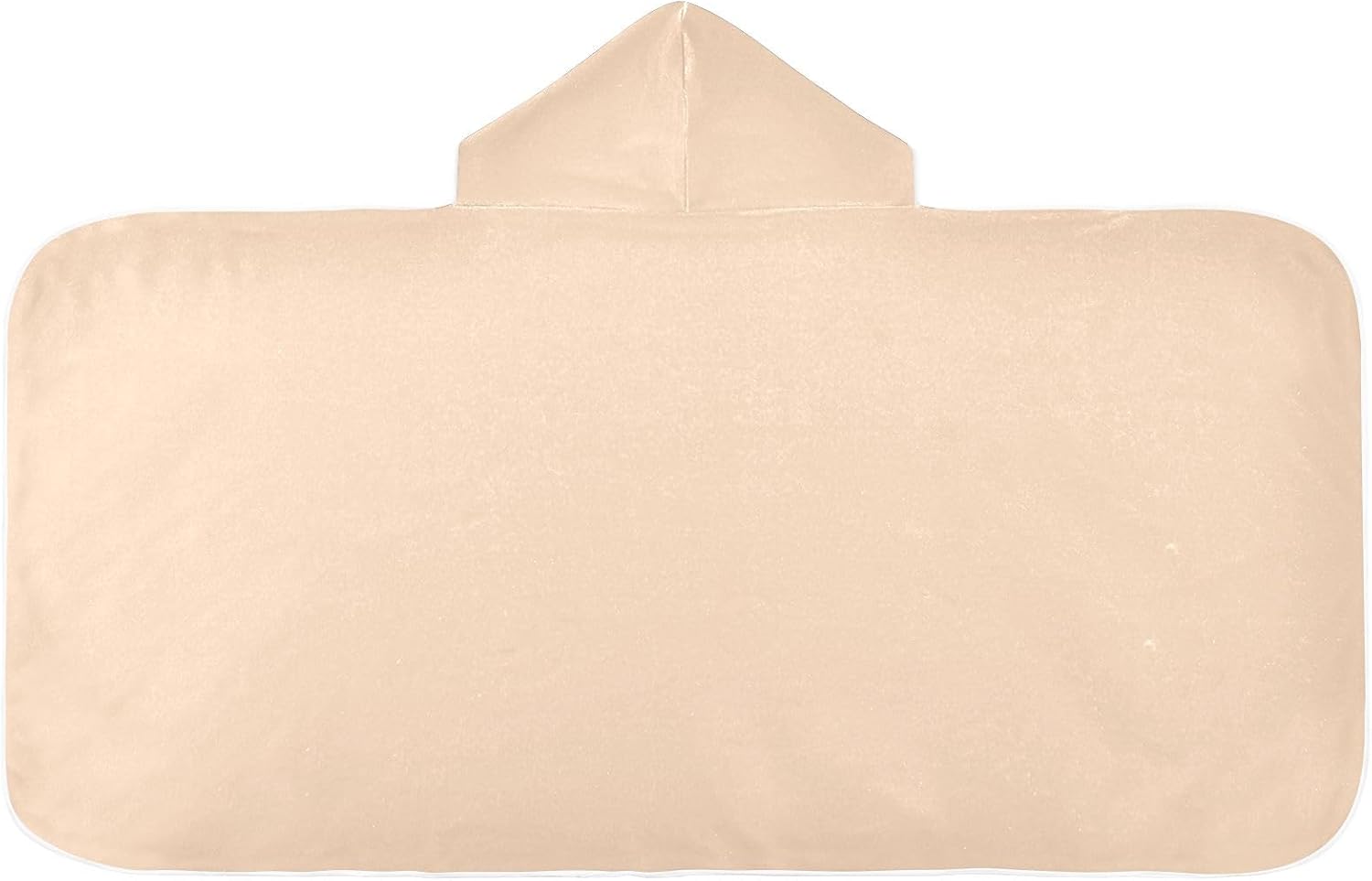 ODAWA Peach Puff Hooded Bath Towels Surf Poncho Toddlers Soft Wrap Pool Swim Cover Ups for Girls Boys 23.5 in x 50 in