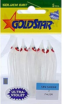 Silver Horde Goldstar Mini Squid UV Pearl #20 Mini Sardine